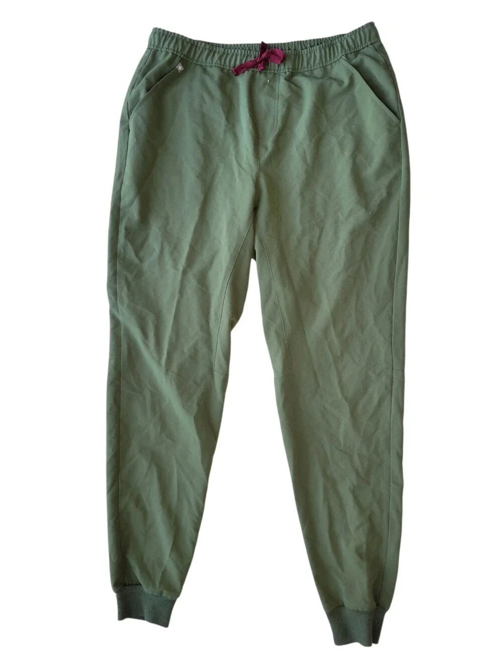Figs Men’s Tansen Jogger Scrub Pants Dark Olive Size XL Tall